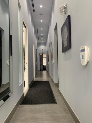 Royal West Dentistry hallway